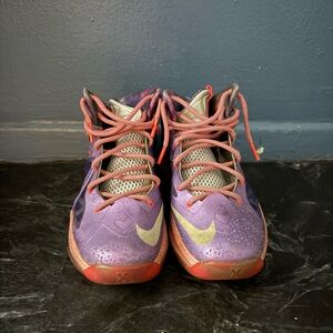 Kids Purple and Orange Athletic Shoes